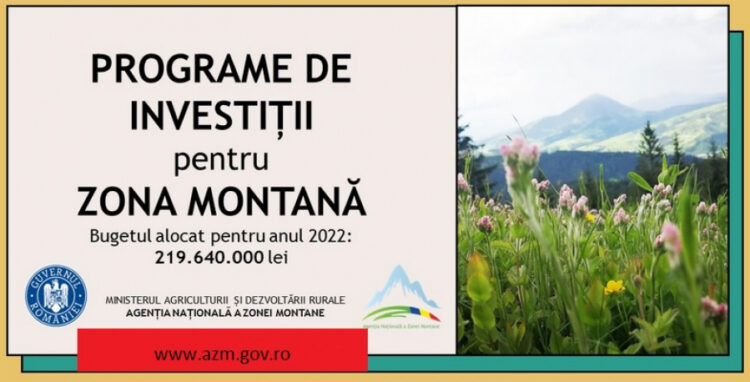Ministerul Agriculturii și Dezvoltării Rurale dă startul accesării fondurilor pentru sprijinirea locuitorilor din zona montană