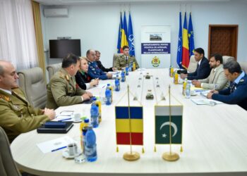 A treia reuniune a Comitetului militar mixt româno-pakistanez, la sediul MApN