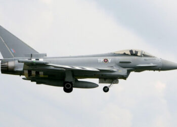 Aeronave Eurofighter Typhoon au aterizat la Mihail Kogălniceanu