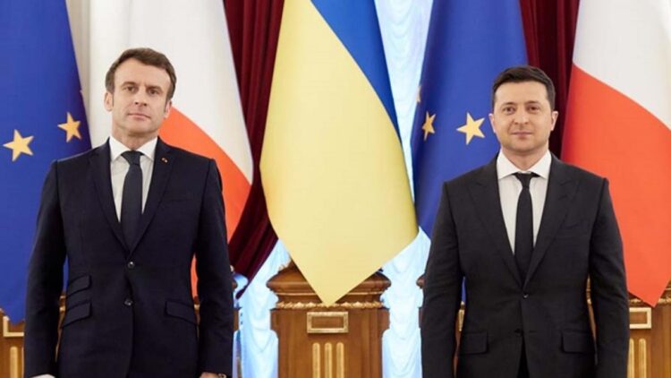 Președintele Franței a discutat la telefon cu omologul său ucrainean