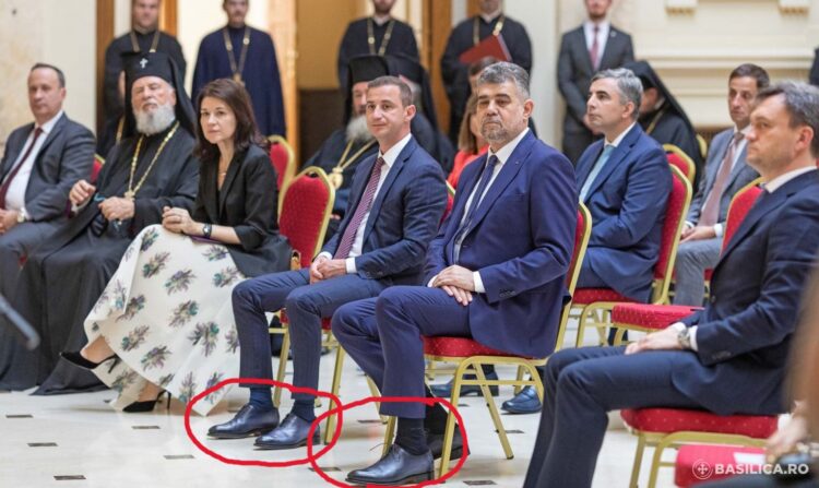 Austeritate doar pentru popor! Ciolacu și Simonis, pantofi italienești identici de peste 1500 de dolari!