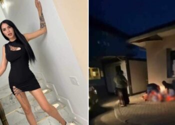 Daniela Crudu, impasibilă la suferința femeii în fața spitalului din Urziceni, pe trotuar!