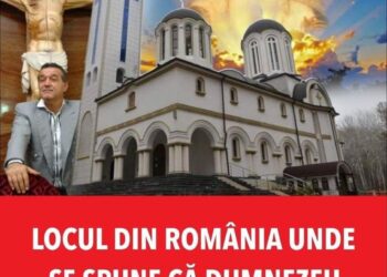 Locul din România unde se spune că Dumnezeu s-a arătat oamenilor. Gigi Becali a construit-o!