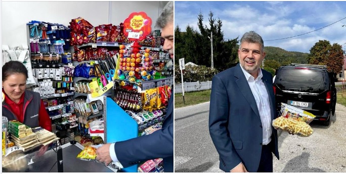 Marcel Ciolacu se îndoapă cu pufuleți! Nu vrea să-i împartă cu nimeni!