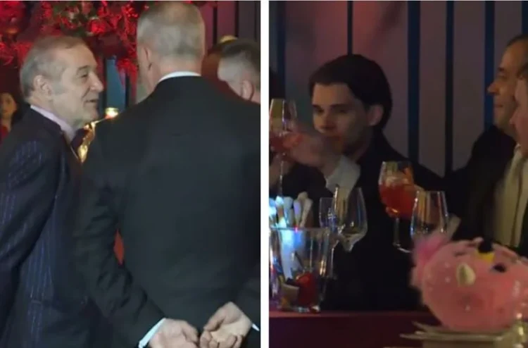 Imagini din interiorul restaurantului, de la petrecerea lui Ianis și a Elenei: „Așa mi-a zis tata!” Cu cine s-a întreținut Gigi Becali?