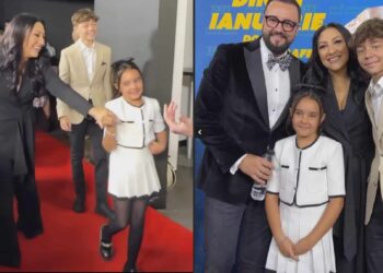 Eva Măruță este acum star de cinema!  Andra și fiica ei, strălucitoare pe covorul roșu la avanpremiera “Tati Part Time”!