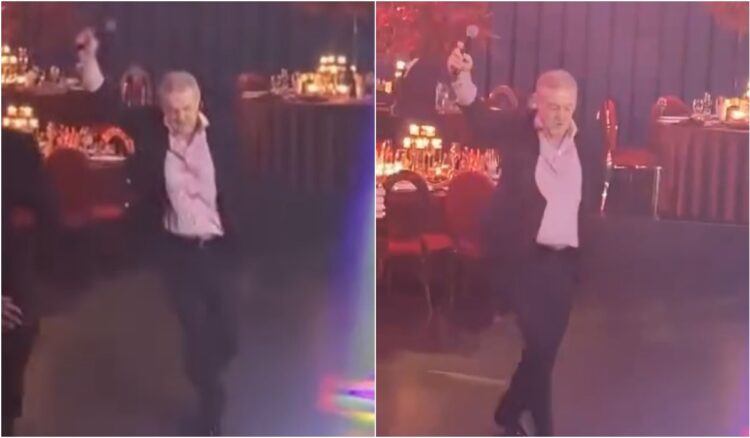 Becali s-a spart din nou în figuri! A dansat ca pinguinul, chiar la nunta lui Ianis (nepotism) HAGI!