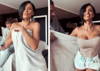 Diva Adelina Pestrițu și-a speriat soțul cu un dans într-un prosop pe care l-a dat jos!