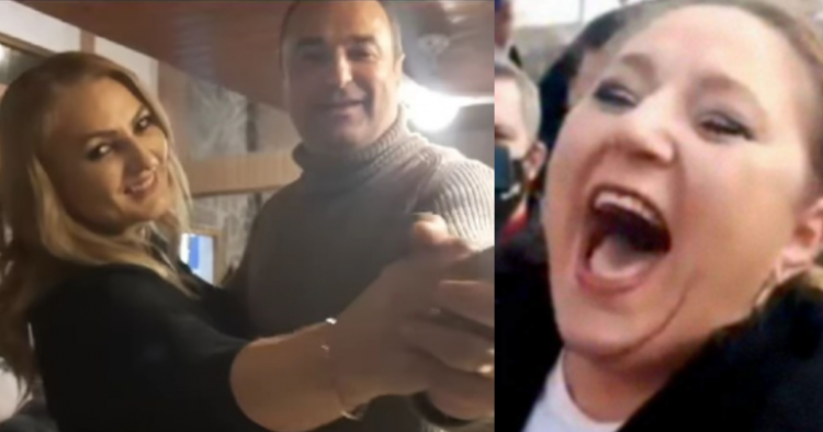 Distinsa doamnă Diana Șoșoacă și-a prins superbul soț dansând cu alta și l-a dat afară din partid pe loc, făcând loc altui superb în viața ei