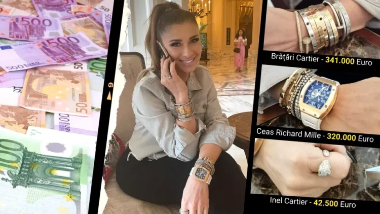 Prodanca, mai bogată decât Becali! Are pe ea bijuterii de 500.000 de euro, chiar dacă le-a luat din bazarul de la Istanbul cu 15 dolari