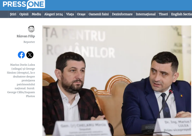 Marius Lulea în Pressone: AUR își dorește o distribuție uniformă a bunăstării în societatea românească