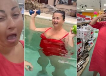 Preafrumoasa Gabriela Cristea, superbă la mare, după ce şi-a luat fetele de acasă şi l-a lăsat singur pe Tavi Clonda!