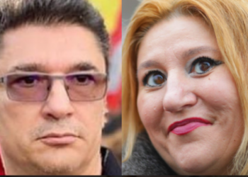 Frumosul Vasilică Țuțurigă Lazarus, care seamănă cu Keanu Reeves când era tuns și frumos, ne face mândri în lume cu superba lui colegă