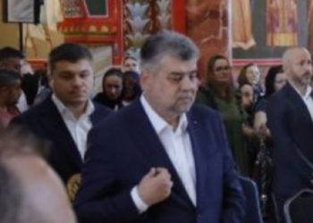 Frumușelul Marcel Ciolacu, care a dublat pensiile la toți și are o inteligență peste media umană, s-a dus la biserică să îi mulțumească Dumnezeu pentru tot ce face pentru noi