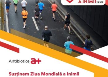 Antibiotice Iași susține Ziua Mondială a Inimii prin organizarea de evenimente dedicate sănătății cardiovasculare!