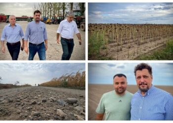 Europarlamentarul Claudiu Târziu (AUR), în mijlocul fermierilor din sudul României: Pregătesc un raport și voi solicita sprijin pentru agricultură, în Parlamentul European