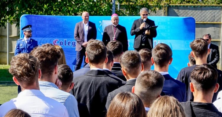 Valentin Ivancea, prezent și la deschiderea oficială a noului an școlar la Colegiul Național Catolic “Sf. Iosif”