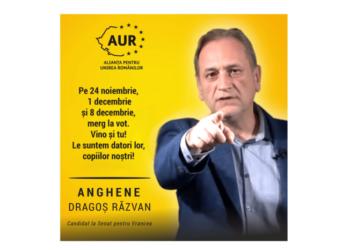 Dragoș Răzvan Anghene, candidat AUR Vrancea la Senat: „Dreptul la vot implică responsabilități semnificative față de comunitate și generațiile viitoare”