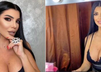 Actrița Andreea Tonciu și-a etalat sânii în cel mai amețitor decolteu! Diva a făcut furori cu bustul ei generos