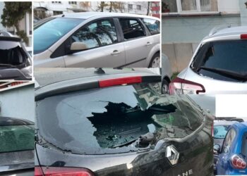 Au spart tot în Burdujeni! Nimic nu le-a scăpat din parcare