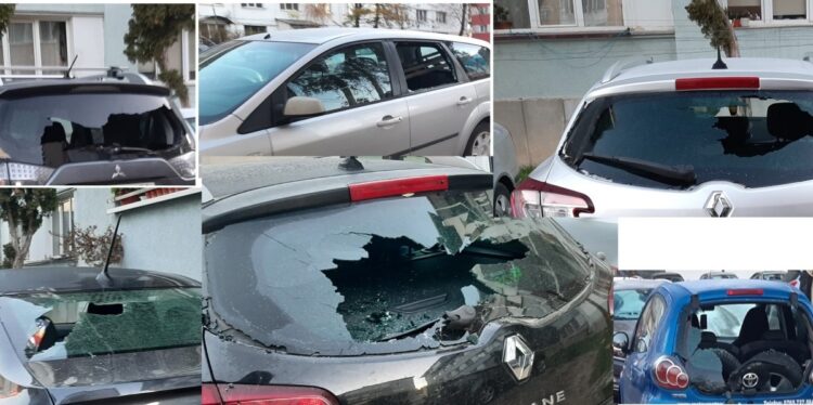Au spart tot în Burdujeni! Nimic nu le-a scăpat din parcare