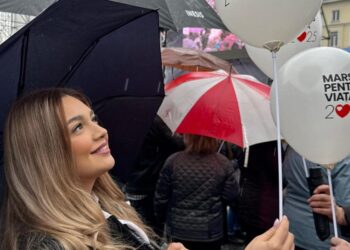 Soția lui Simion, la Marșul pentru Viață, organizat la Cluj: „Cred în valoarea fiecărei vieți!”