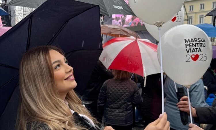 Soția lui Simion, la Marșul pentru Viață, organizat la Cluj: „Cred în valoarea fiecărei vieți!”