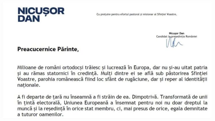 Ei au voie să trimită scrisori targetate, noi nu! Ia să vedem cum încearcă Nicușor să mintă preoții