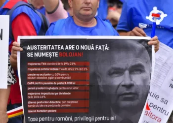 Financial Times: Măsurile de austeritate ar putea prăbuși guvernul României. AUR, pe primul loc cu 40%